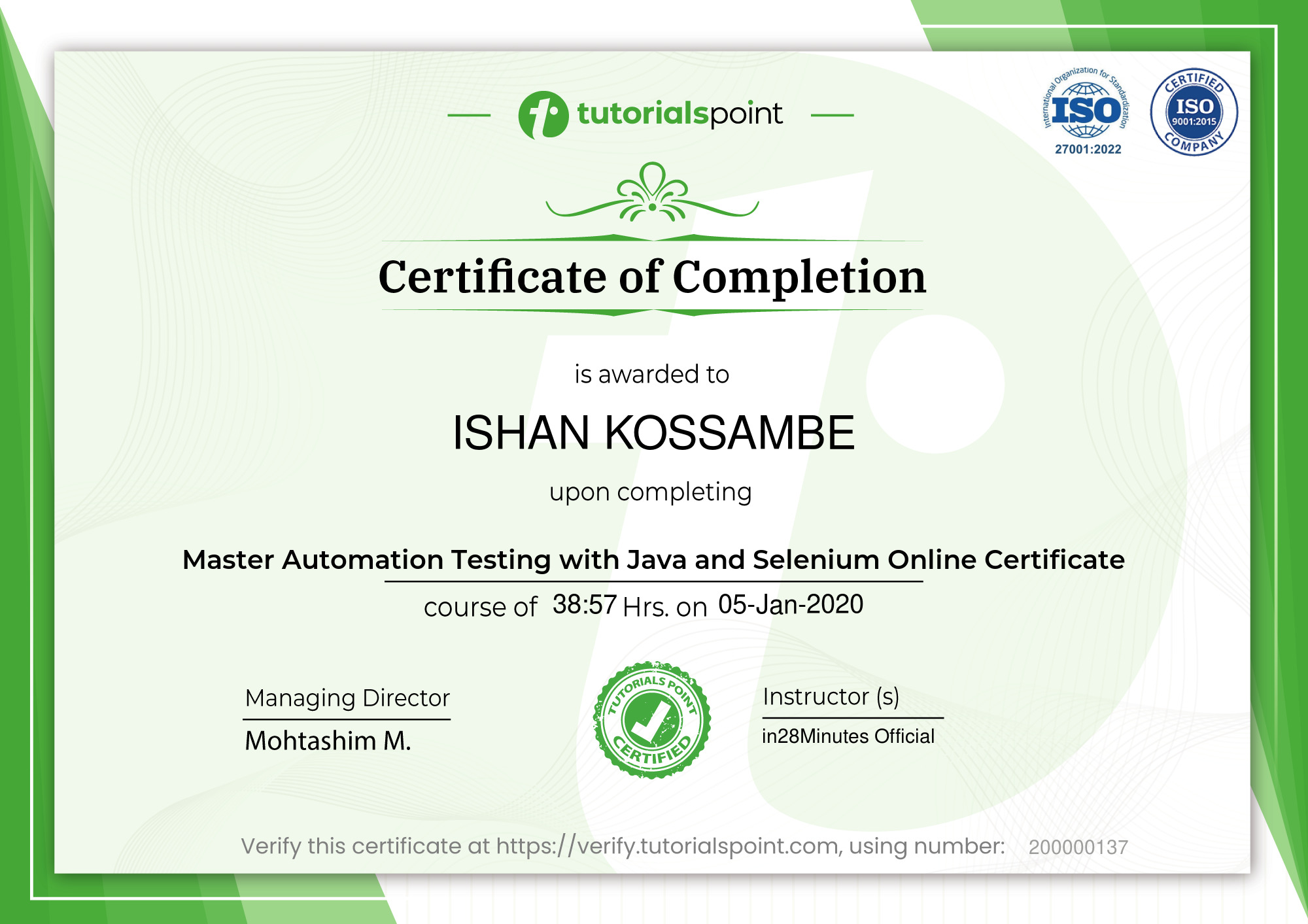 Automation Testing Course With Java & Selenium Webdriver