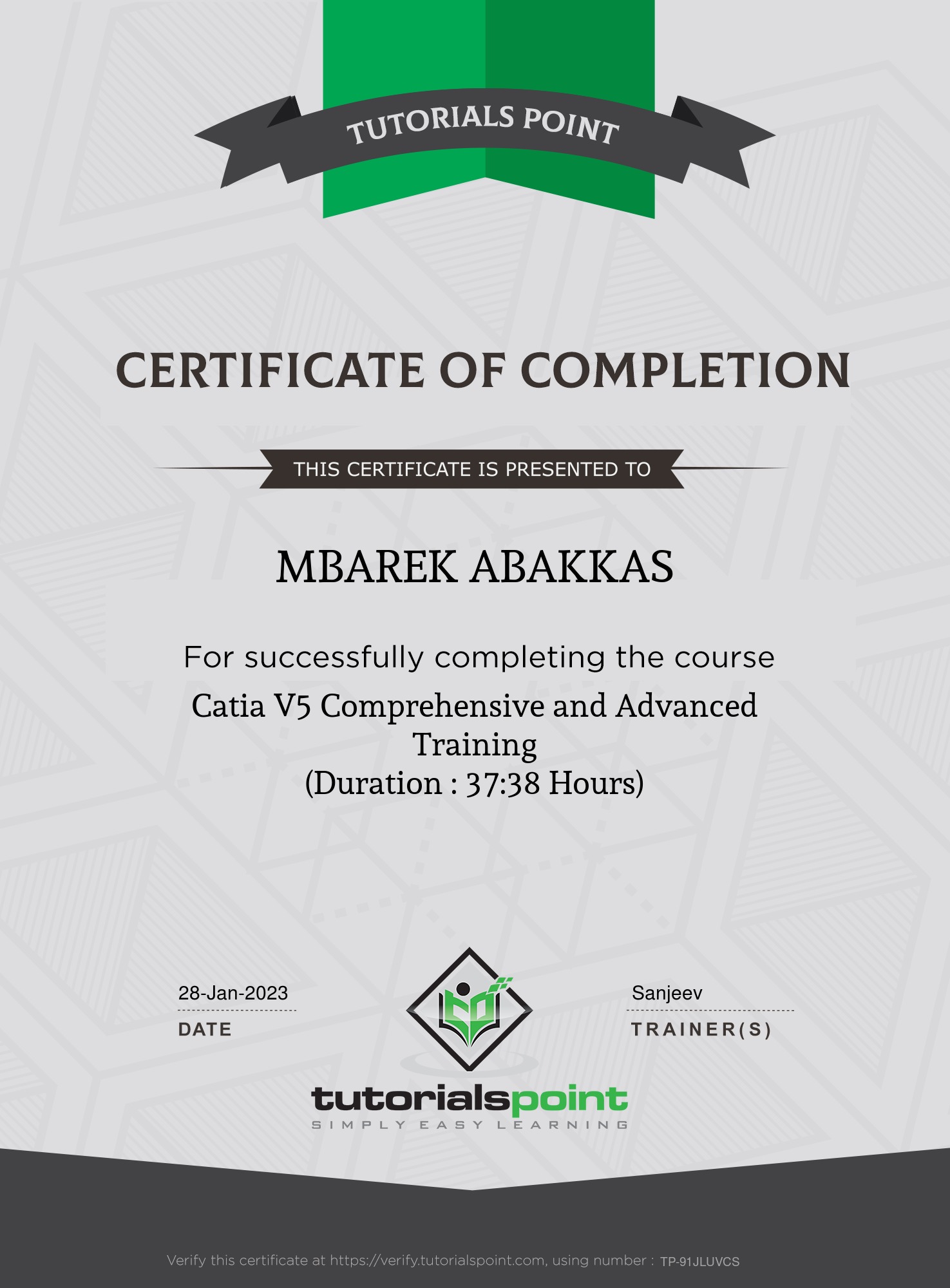 Catia V5 Comprehensive and Advanced Training