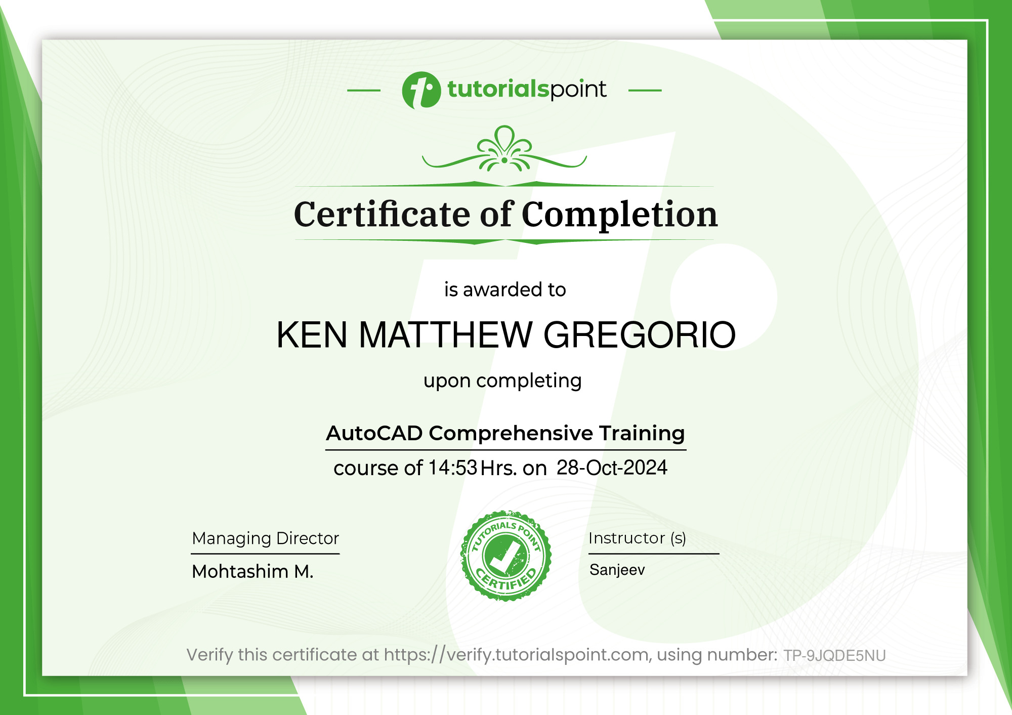 AutoCAD Comprehensive Training