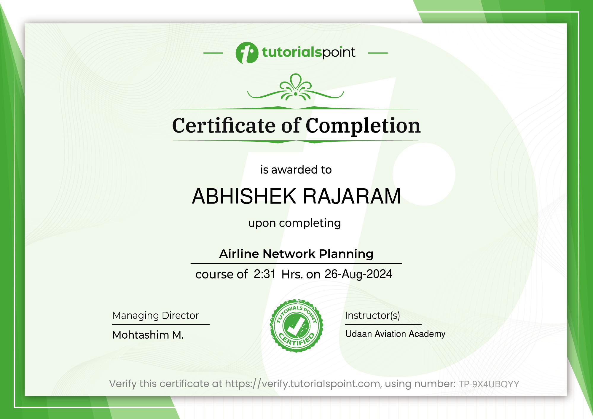 Airline Network Planning