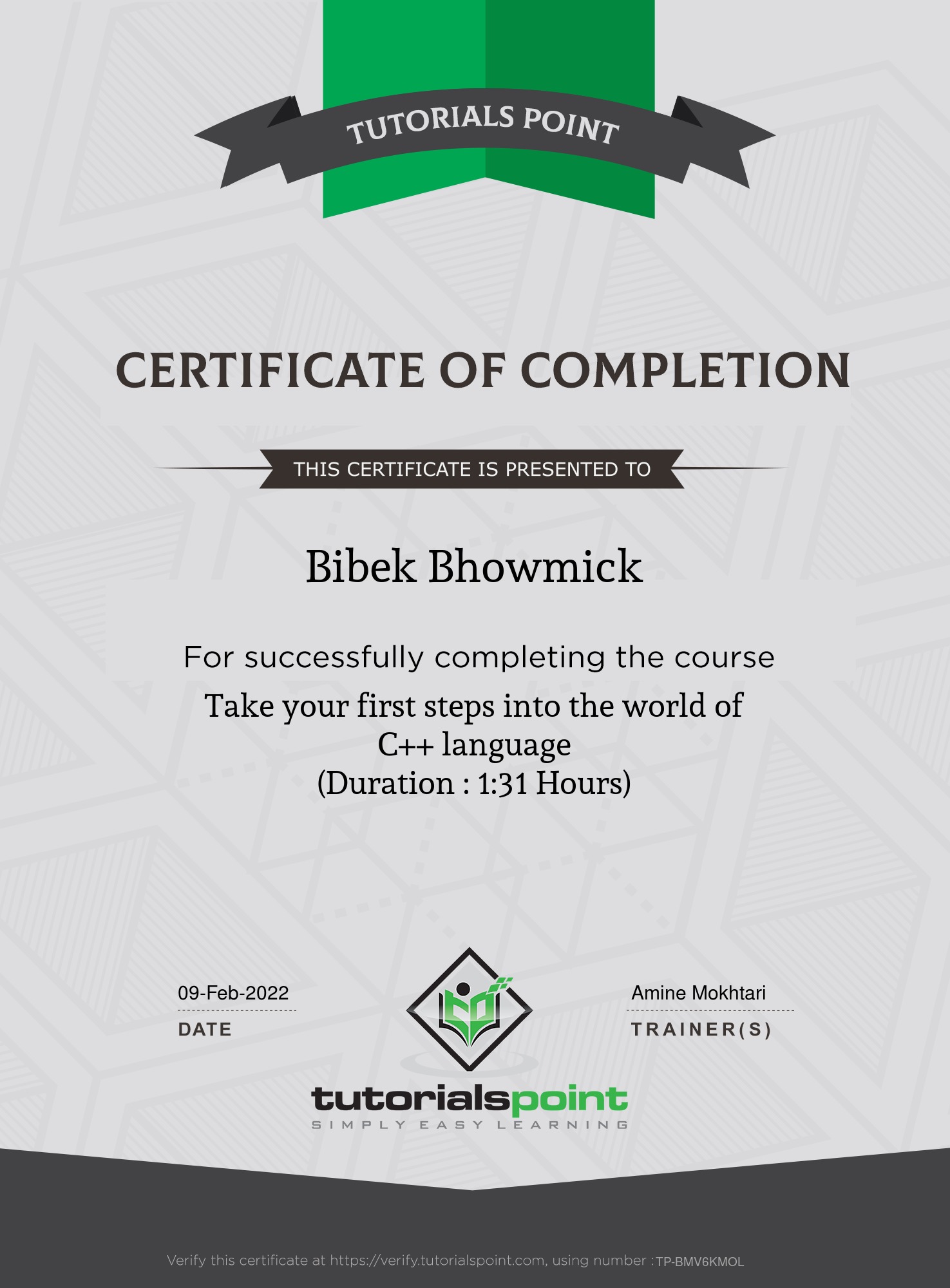 Take your first steps into the world of C++ language