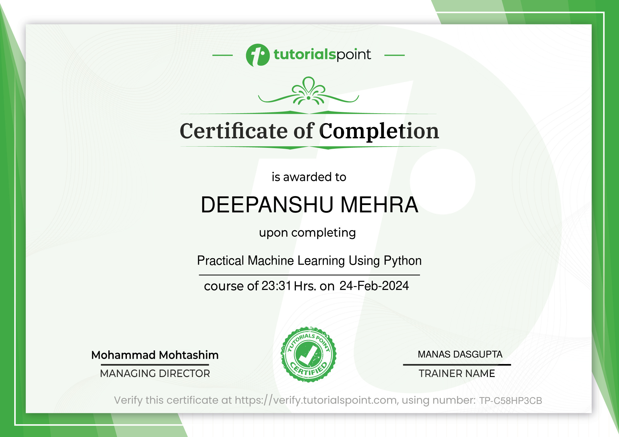 Practical Machine Learning Using Python