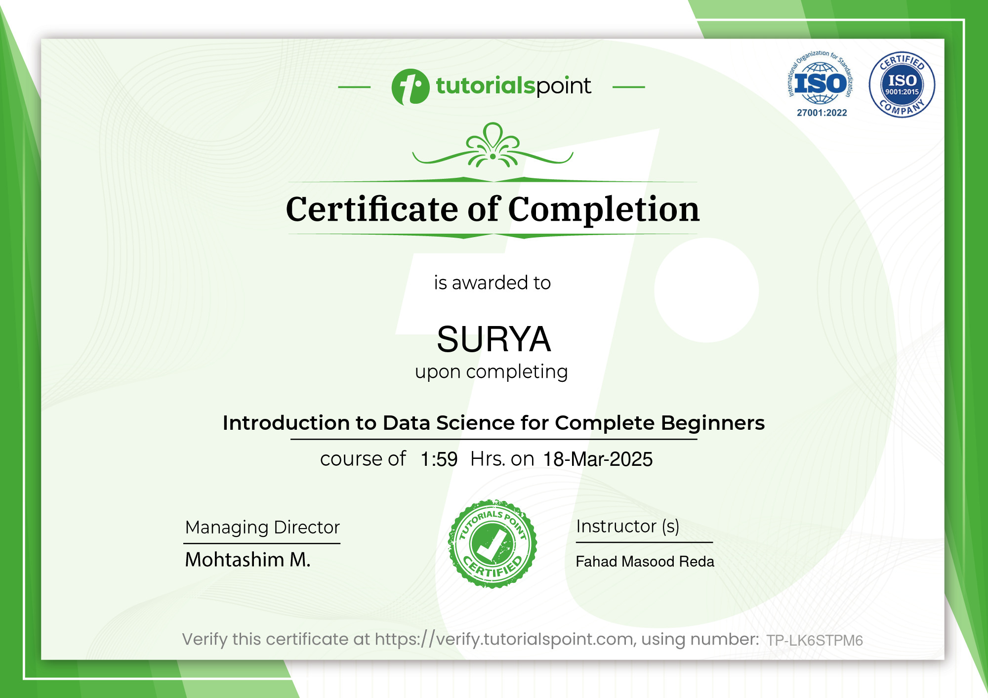Surya M - AI Developer | Machine Learning • Generative AI • LLMs • RAG ...