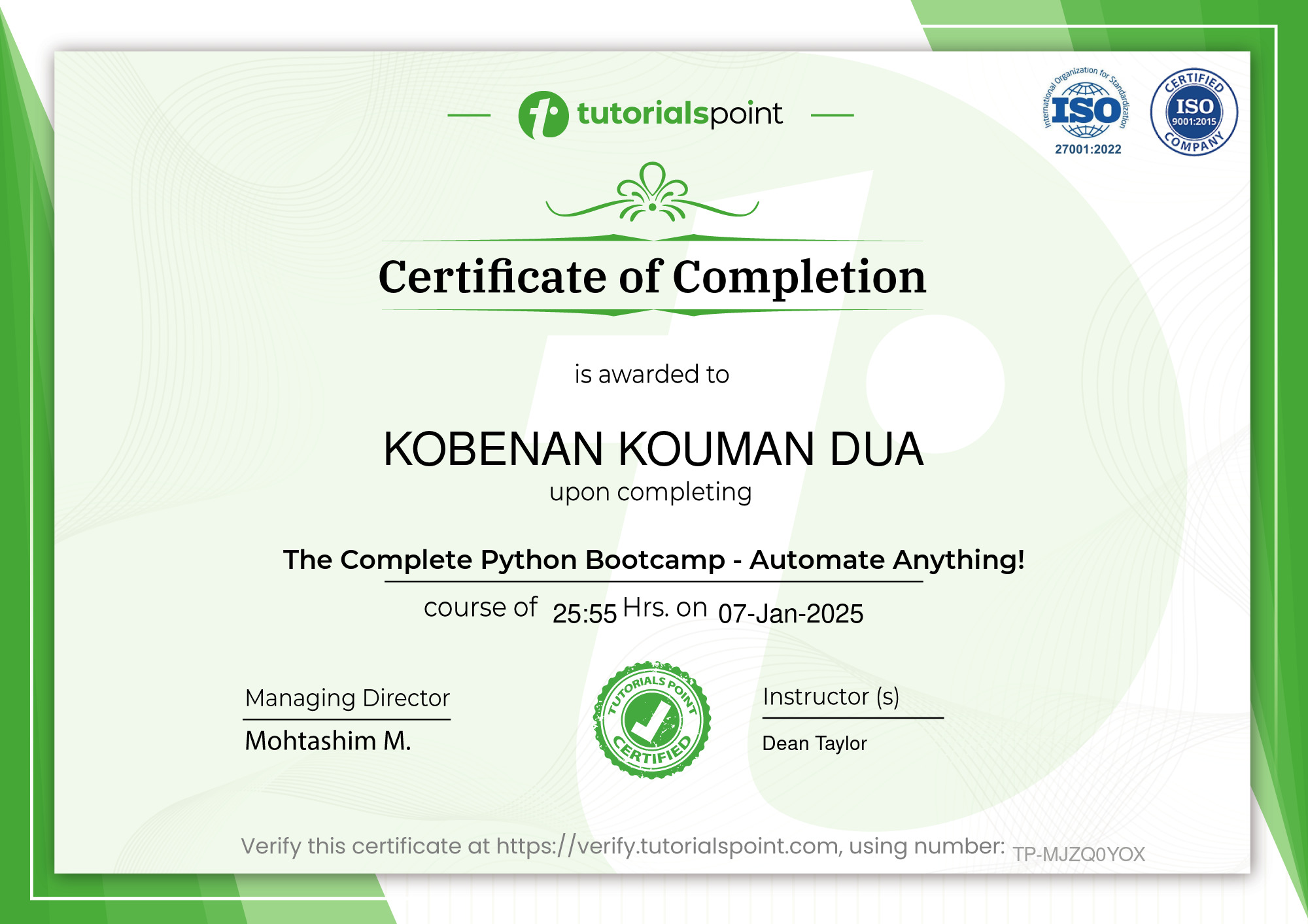 The Complete Python Bootcamp - Automate Anything!