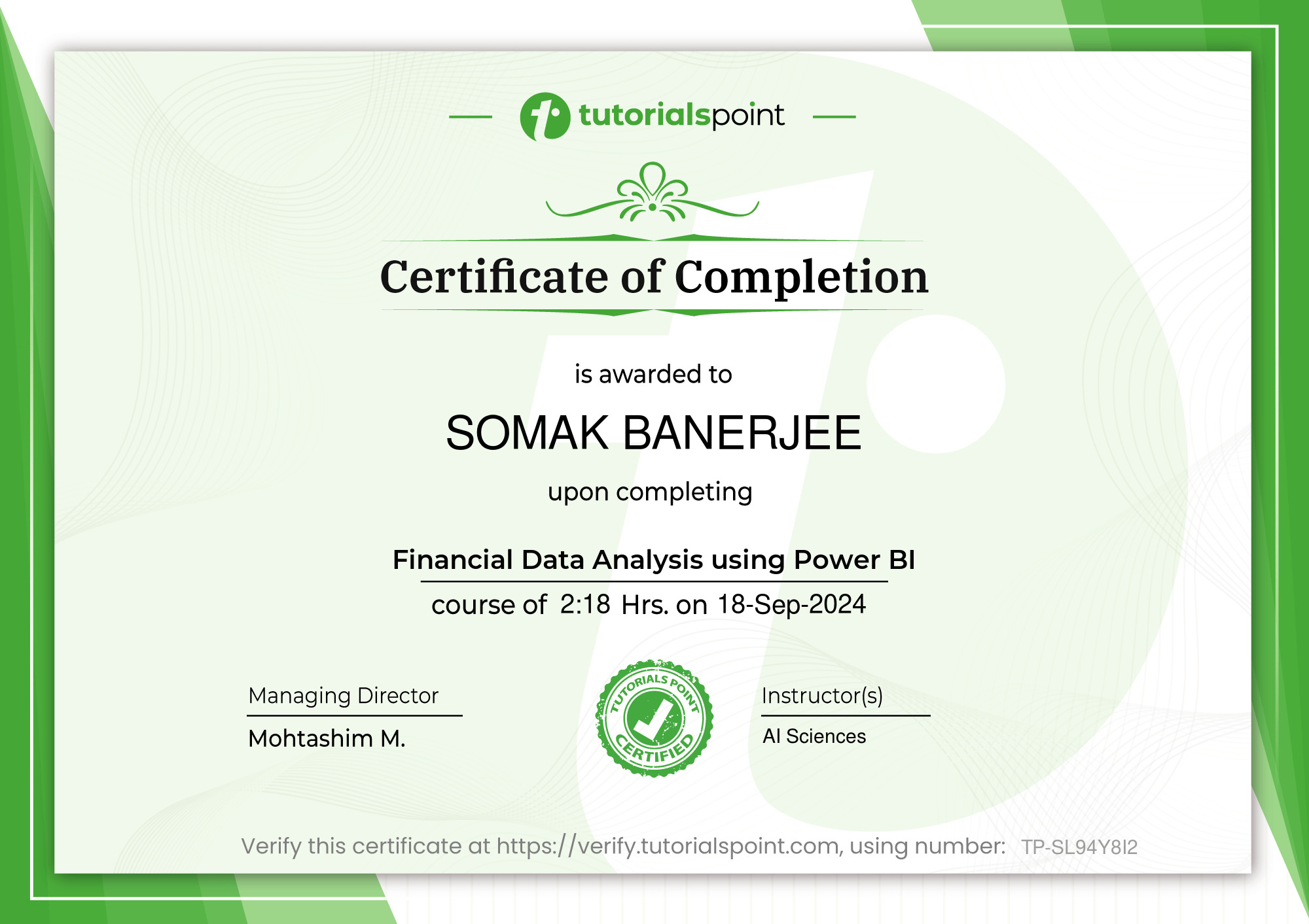 Financial Data Analysis using Power BI