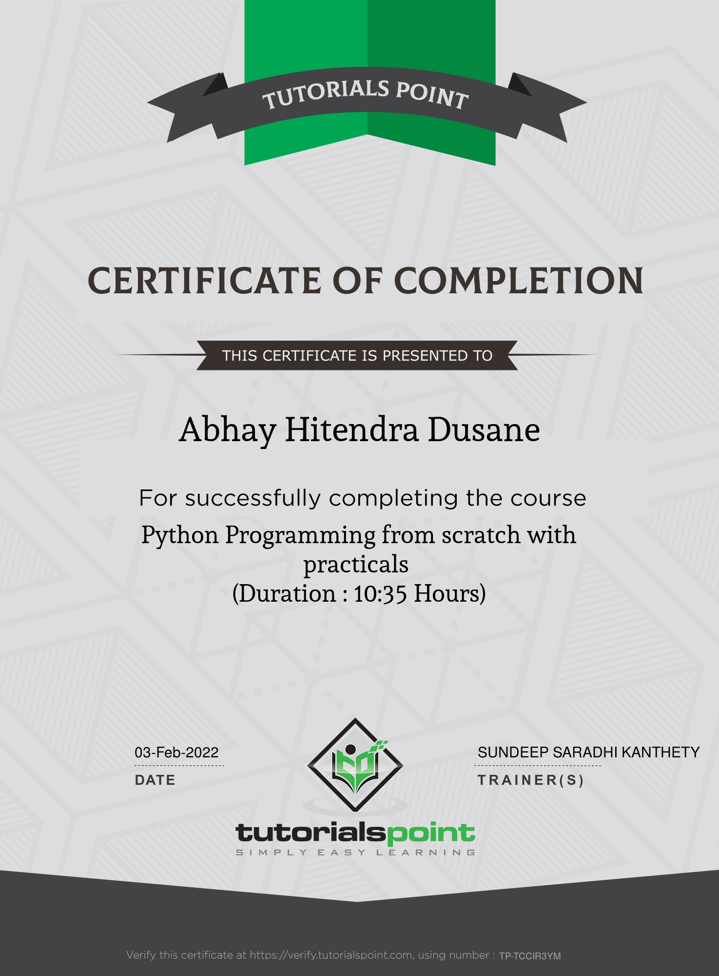 Python Programming from scratch with practicals