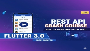 Flutter 3.0 Rest API crash course build a News app from zero