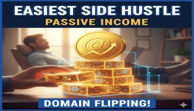 Easiest Side Hustle: Passive Income from Domain Flipping!