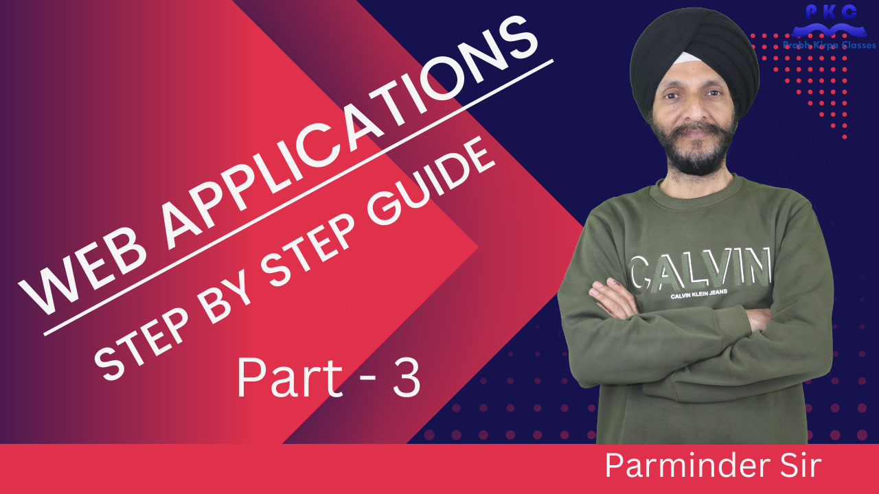 Web Applications Part-3 Web Applications Part-3