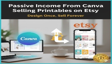 Passive Income From Canva Selling Printables on Etsy