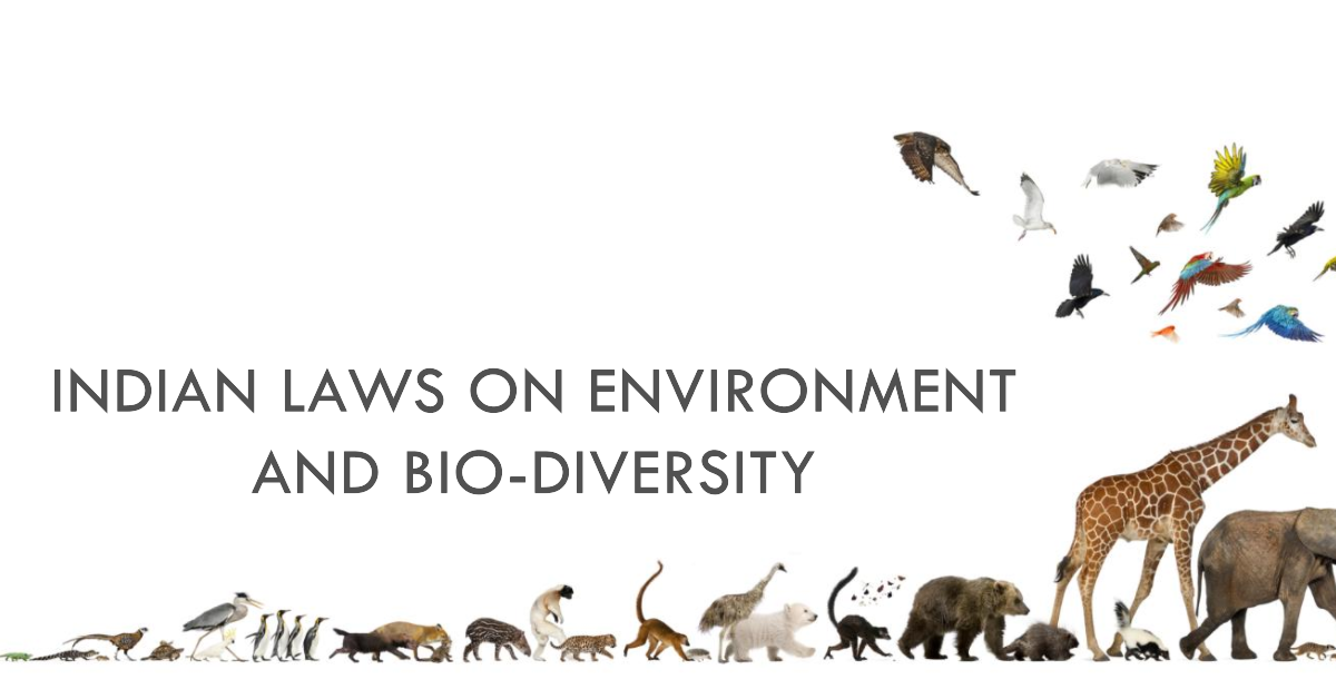 Indian Laws on Environment and Bio-Diversity