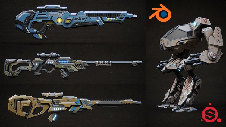 Blender 2.81 - Substance painter - Création d'asset sci-fi Blender 2.81 - Substance painter - Création d'asset sci-fi