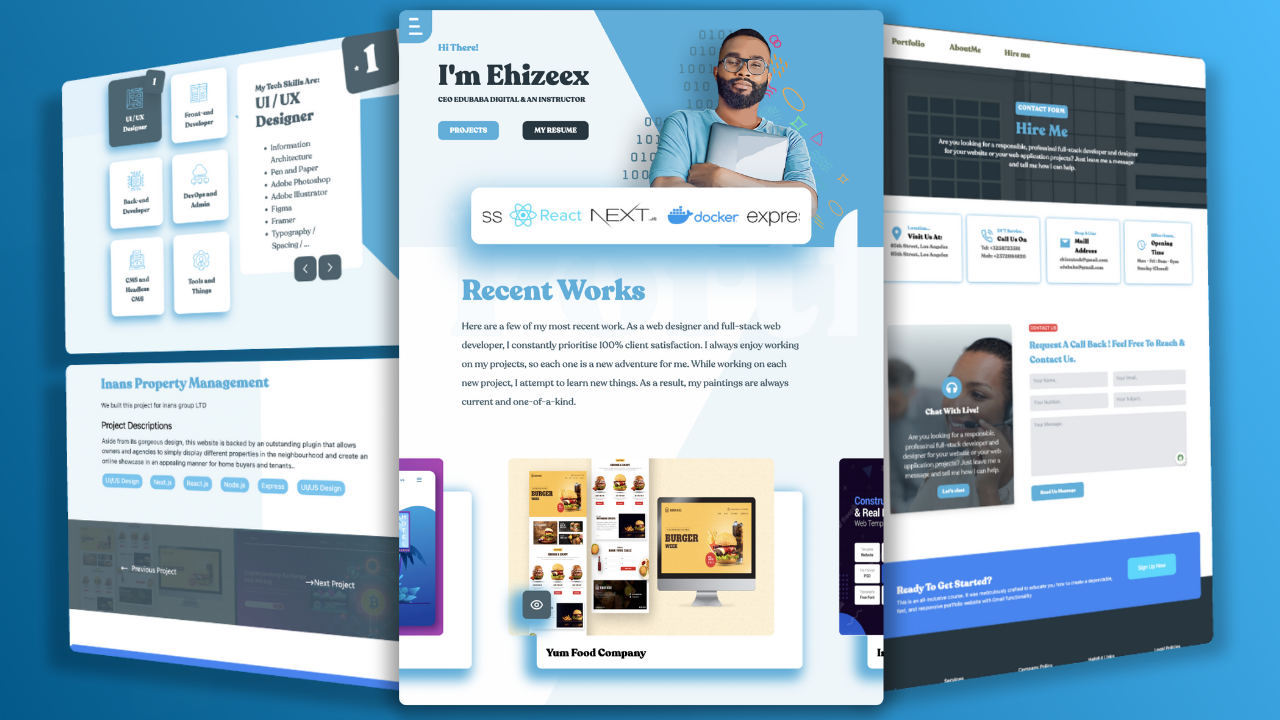 The Ultimate Next.js14 Portfolio Website Responsive (2024) The Ultimate Next.js14 Portfolio Website Responsive (2024)