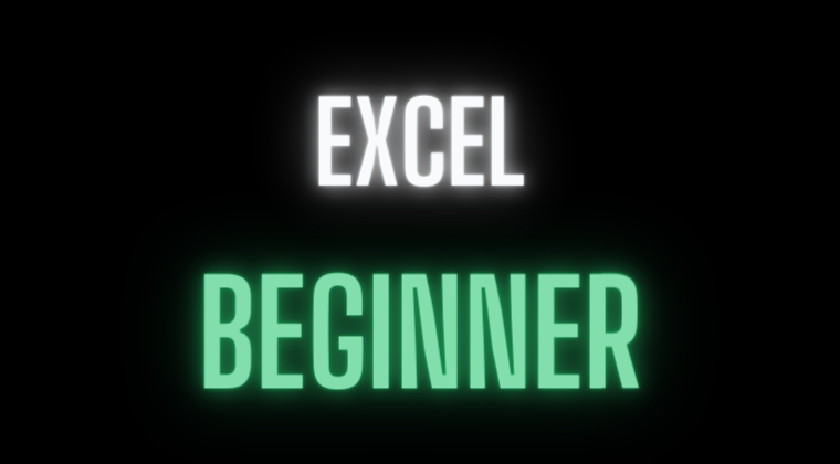 Excel Beginner's Course Excel Beginner's Course