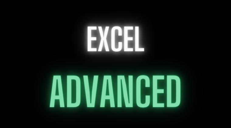 Excel Advanced Course Excel Advanced Course
