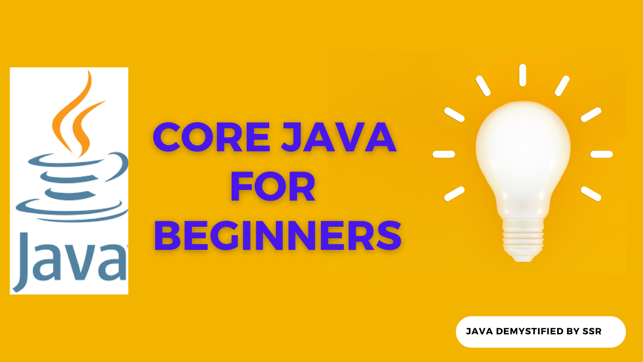 Core Java - simplified