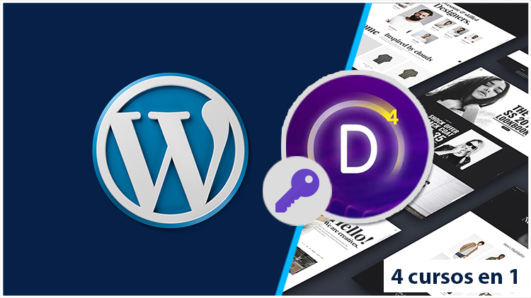 Curso Completo de WordPress, 4 cursos en 1