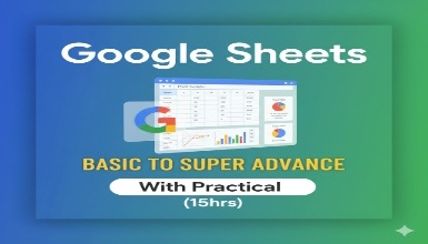 Google Sheets-Basic to Super Advance with Practical (15hrs)