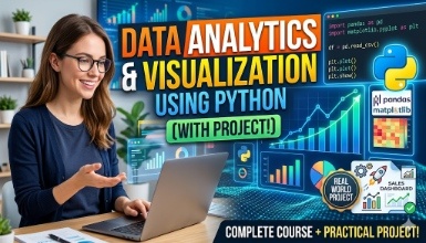 Data Analytics & Visualization Using Python (with Project)