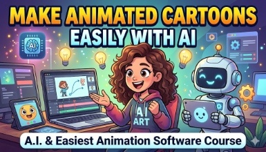 Animated Cartoon Videos with AI & Easiest Animation Software