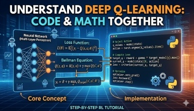 Understand Deep Q-Learning with Code and Math Together
