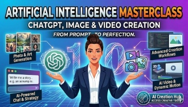 Artificial Intelligence Masterclass: ChatGPT, Image & Video Creation