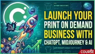 Launch Your Print on Demand Business with ChatGPT, Midjourney & AI
