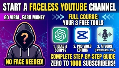 Start a Faceless YouTube Channel with ChatGPT, CapCut & Voiceover AI