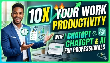 Boost Work Productivity 10X with ChatGPT & AI for Professionals