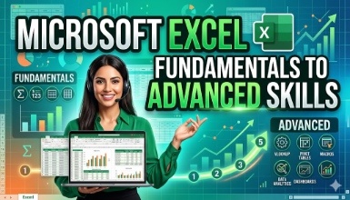 Microsoft Excel Fundamentals to Advanced Skills - हिंदी