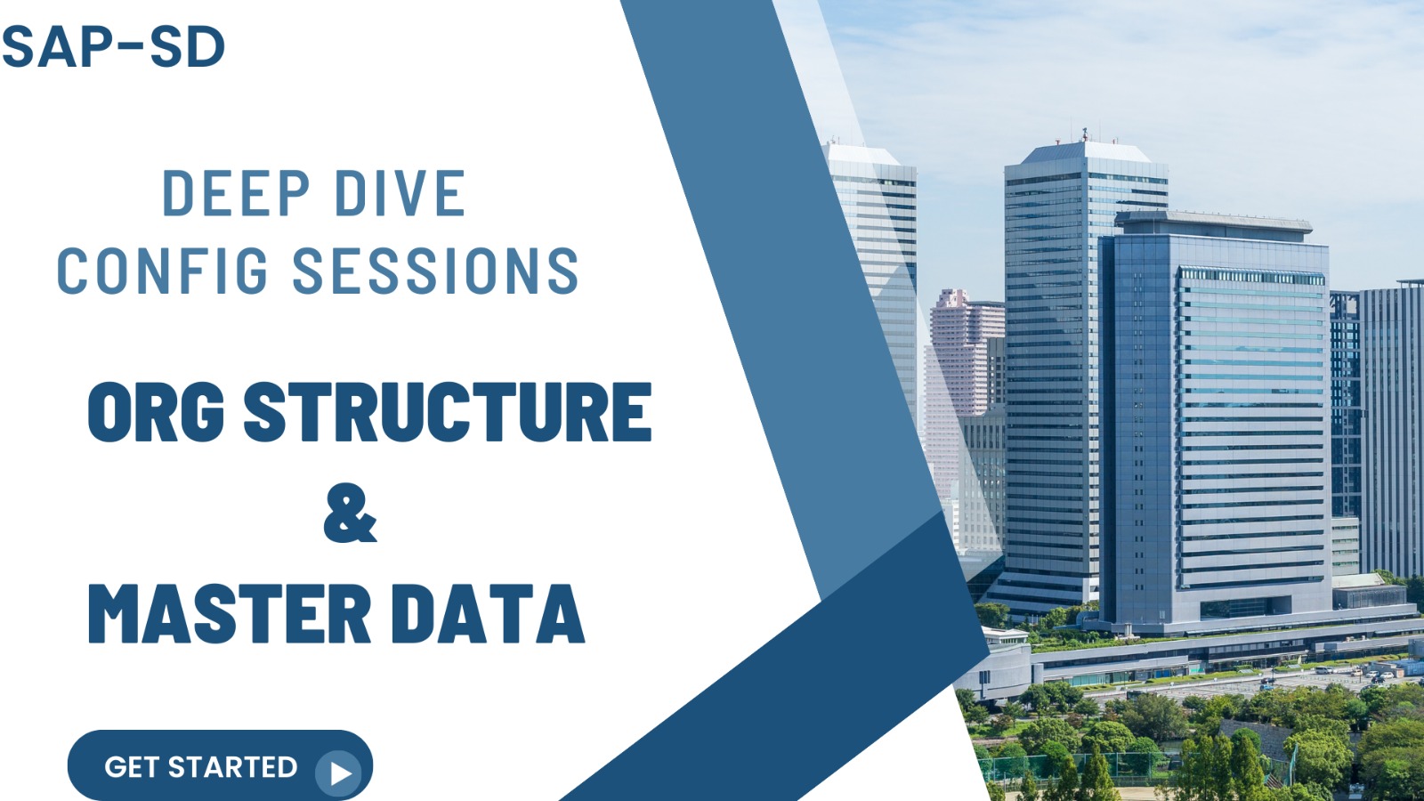 SAP SD - Deep Dive Config Sessions-Org Structure & Master Data SAP SD - Deep Dive Config Sessions-Org Structure & Master Data