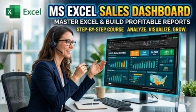 MS Excel Sales Dashboard