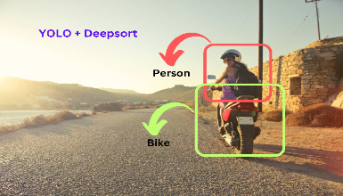 Combine YOLO and Deepsort to count the objects in a frame.