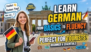 Learn German: From Basics to Fluency - Perfect for Tourists