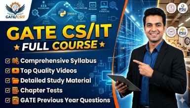 GATE CS/IT Full Course with Study Materials, Tests and PYQs
