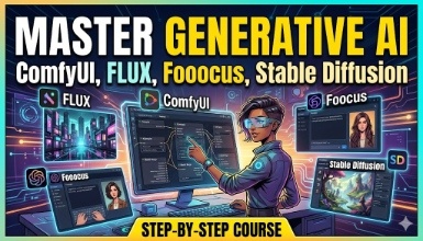 Master Generative AI: ComfyUI, Flux, Fooocus, Stable Diffusion