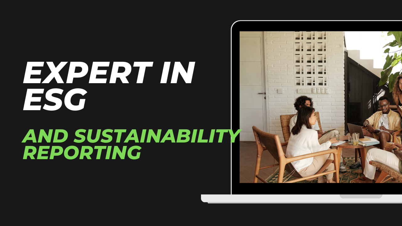 Expert in ESG and sustainability reporting Expert in ESG and sustainability reporting