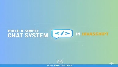 Build a simple chat system in JavaScript
