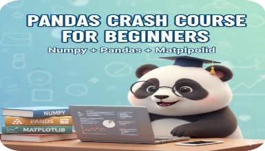 Pandas Crash Course for beginners : NumPy + Pandas + Matplotlib