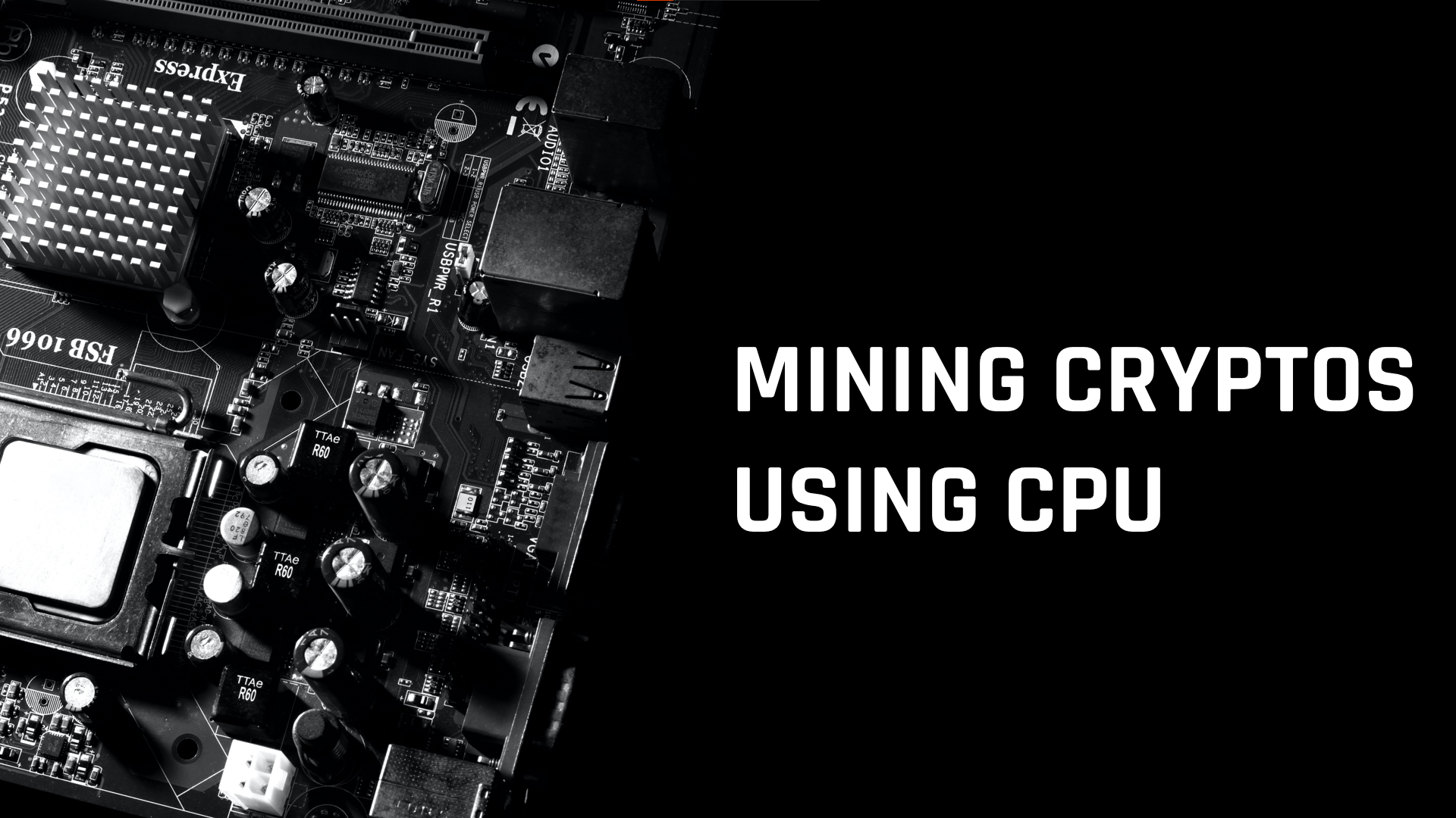 Mining Cryptocurrencies Using CPU for Fun and Profit