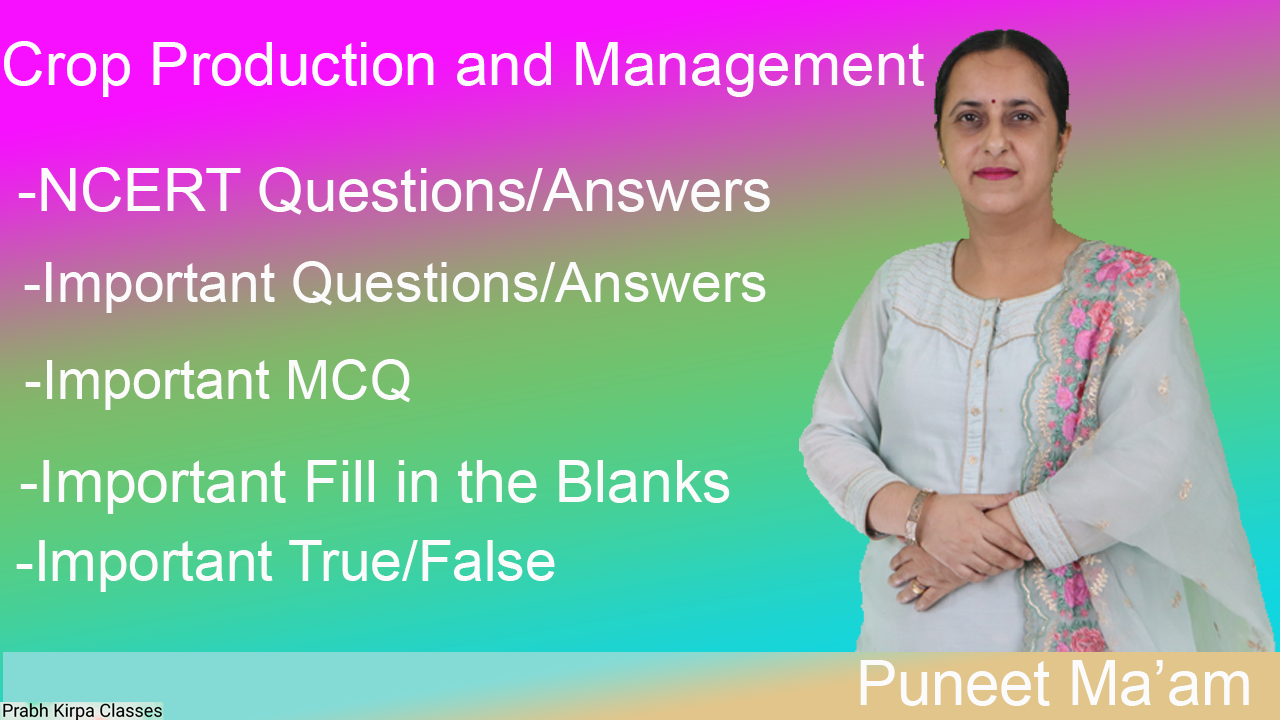 Crop Production and Management Crop Production and Management