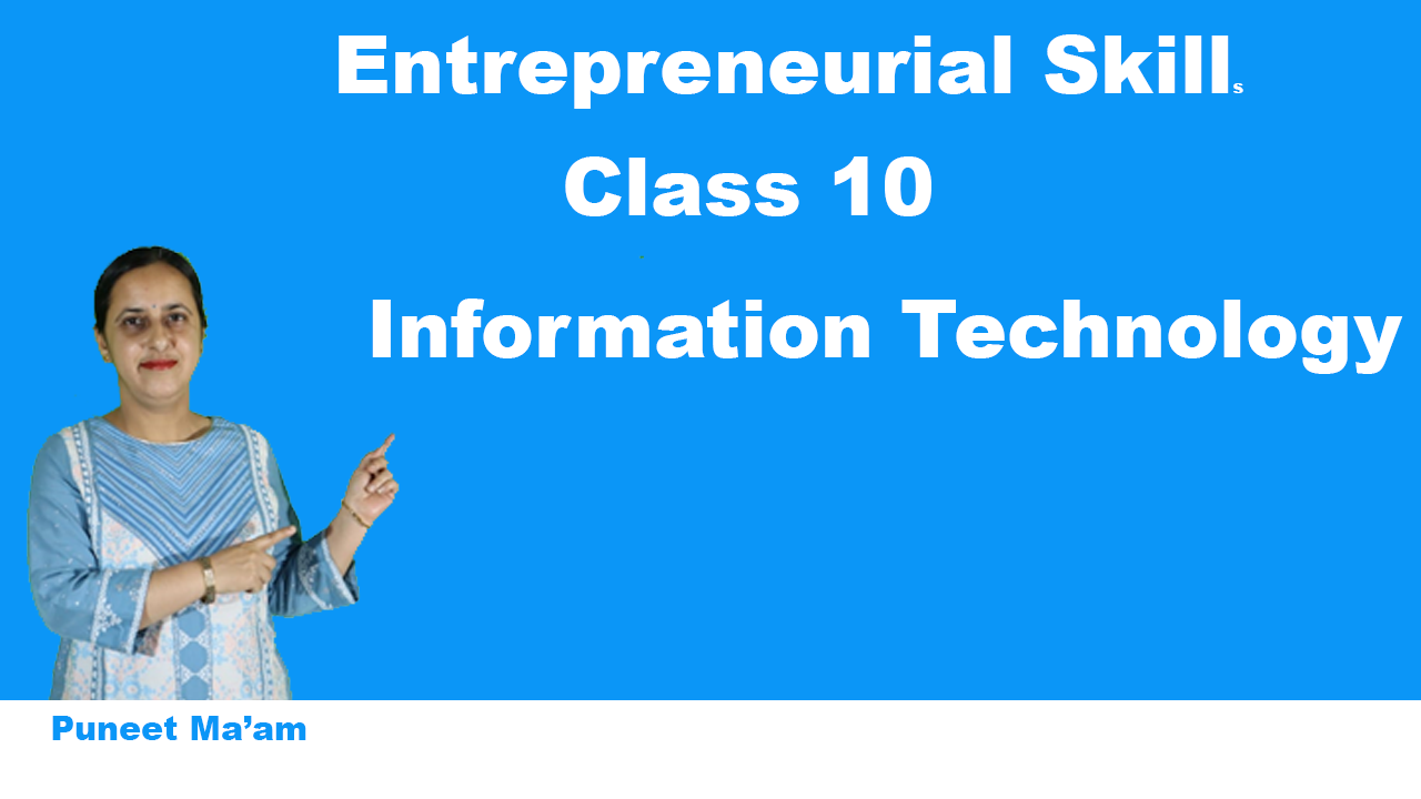 Entrepreneurial skills Class 10 IT NCERT