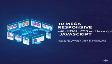 10 Mega Responsive Websites with HTML, CSS, and JavaScript