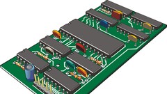 3D Simulation: Microcontrollers, Electronics, Mechanism, PCB